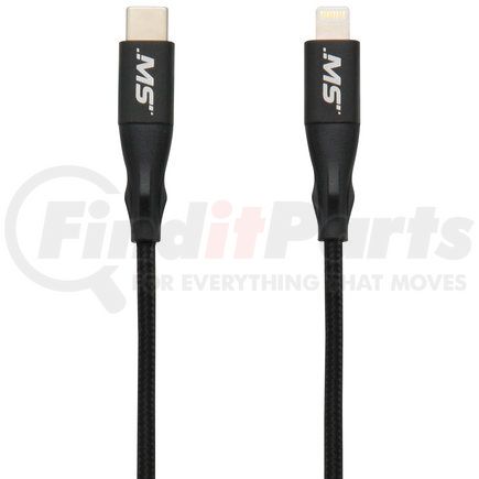 Mobile Spec MB06900 USB Charging Cable - Lightning To USB-C Cable, 4 ft., Black