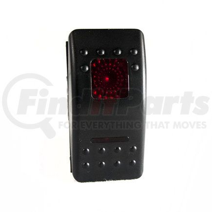 Race Sport RSRP12VR Rocker Switch - LED, 12V, Red, On/Off Switch