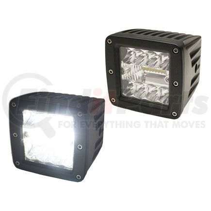 Race Sport RS3X3ECO Auxiliary Light - Auxiliary Light, ECO Light, LED, High Power, Cube Style, Sold as Pairs