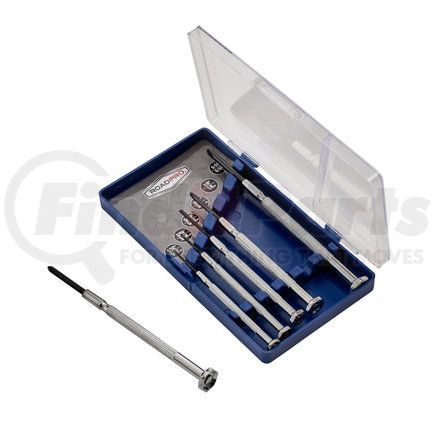 RoadPro RP-13305 Screwdriver - Precision Screwdriver Kit, 6-Piece, with Handy Storage Case