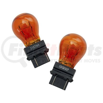 RoadPro RP-3157NA Tail Light Bulb - 3157, Amber, Wedge-Type