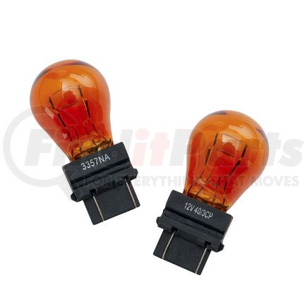 RoadPro RP-3357NA Tail Light Bulb - Amber, Heavy Duty, 12V, #3357