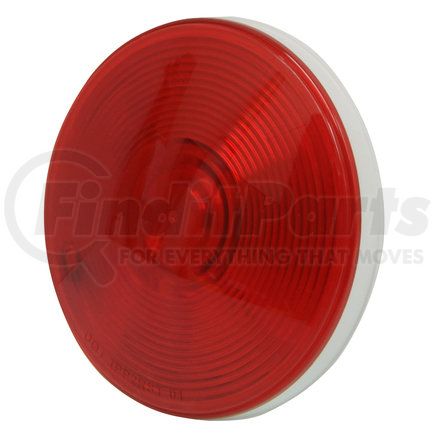 RoadPro RP-4064R Brake / Tail / Turn Signal Light - Round, 4" Diameter, Red, 12V, 0.32 AMP, 3-Prong Connector