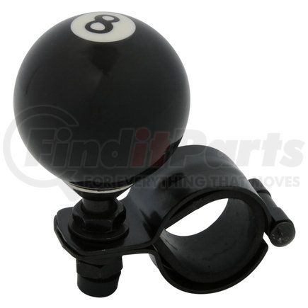 RoadPro RP-70040 Steering Wheel Knob - 8-Ball Design, with Adjustable Clamp