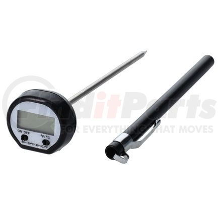 RoadPro RPDT-300 Digital Thermometer - Pocket, From 40°F To 302°F, with Pen Clip Style Clip and Spare Battery