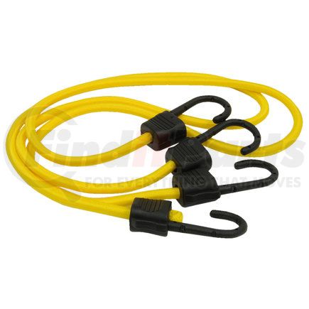 RoadPro RPJS-HD40 Stretch Cord - Nylon, 40" (10mm), Heavy-Duty, with Plastic Coated Anti-Scratch Hooks