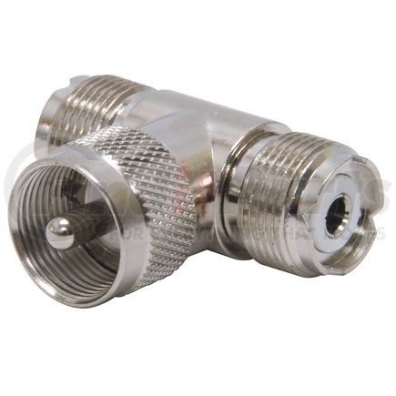 RoadPro RPM-358 Electrical Connectors - T-Connector, Male PL-259 to Female SO-239 Connectors, for Coaxial Cables
