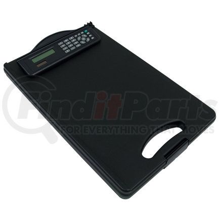 RoadPro RPO-01259S Clipboard - Mobile Desk Storage, with Calculator, With Handle and Clip Closure
