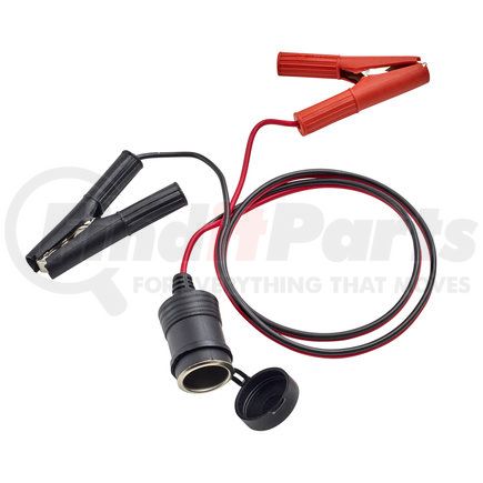 RoadPro RPPSAPS Cigarette Lighter - Adapter, 12V, 10A, with Positive and Negative Battery Clip