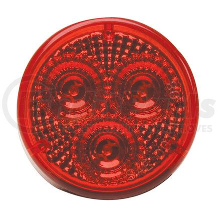 RoadPro RP1030RDL Marker Light - Round, 2" Diameter, Red, Diamond Lens, 2-Pin Connector, 3 LEDs