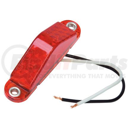 RoadPro RP1747R Marker Light - 3.75" x .75", Red, 2 LEDs, 2-Wire Connection, Slim Sealed Light