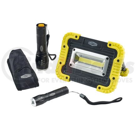 RoadPro RP1808C Flashlight - with Work Light Portable Emergency Lighting Set