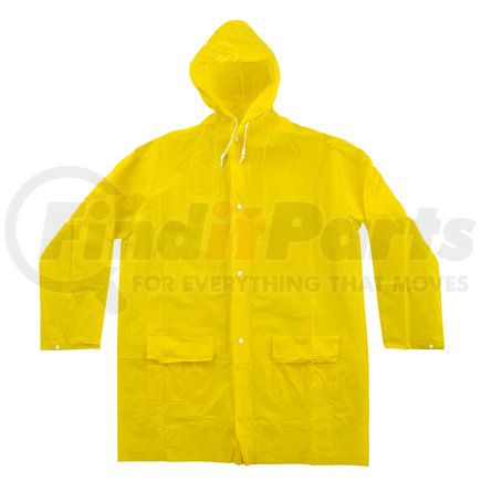 RoadPro SST-80142 Rain Suit - with Hooded, Elastic Waist Pants, Yellow