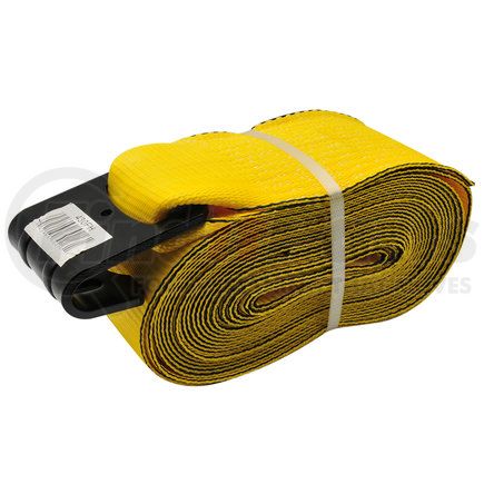 RoadPro 430FH Hook and Loop Strap - 4" W x 30 ft. L, 5400 lb. Working Load Limit (WLL), with Flat Hook