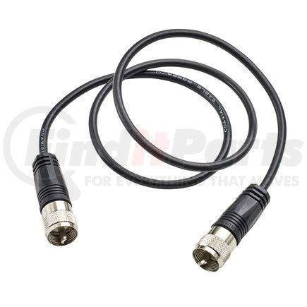 Truckspec TS-3CC Antenna - CB Antenna, RG-58A/U Coaxial Cable, 3 ft., with Molded PL-259 Connectors