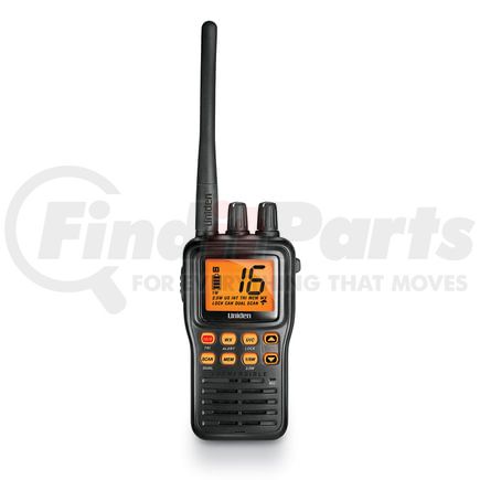 Uniden MHS75 VHF Marine Radio, Handheld, Submersible Design, for Boats