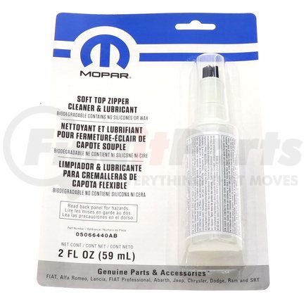 Mopar 5066440AC Soft Top Zipper Cleaner and Lubricant