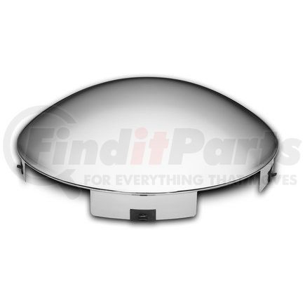 Roadmaster 205 Hub Cap, Front, Chrome, 6 Multi-Notch Cut-Out, 3/4" Lip, 1-3/8" Extended Height, fits 4, 5 and 6 Notch Hubs, for Aluminum Wheels, 8-23/32"