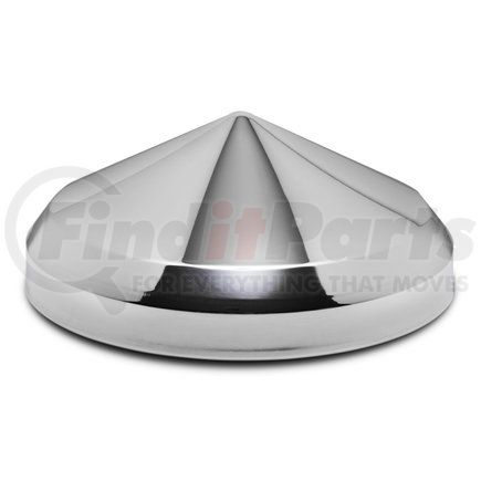 Roadmaster 310SCD-2 Pointed stainless steel rear hub cap. Fits 8-1/2" diameter axle with 8 each 5/8" studs 8" I.D.