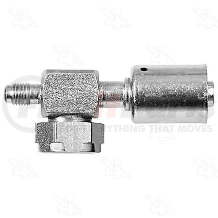 Four Seasons 12771 90° Rotolock Short Dropo with R12 Service Port, Steel, Std. Dia. Beadlock