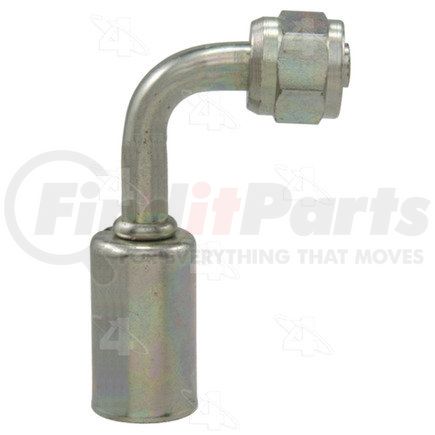 Four Seasons 14226 90° Female O-Ring Long Pilot, Steel, Standard Diameter Beadlock A/C Fitting