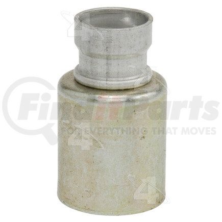 Four Seasons 14264 Braze-On Hose Connector (outer), Aluminum, Std Diameter Beadlock A/C Fitting