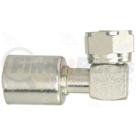 Four Seasons 15212 90° Female O-Ring Short Drop, Steel, Standard Diameter Beadlock A/C Fitting