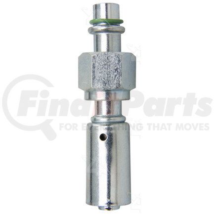 Four Seasons 18058 Straight Female O-Ring Long Pilot, Steel, Reduced Diameter Beadlock A/C Fitting