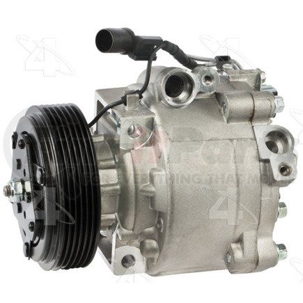 Four Seasons 168486 New Mitsubishi QS90 Compressor w/ Clutch