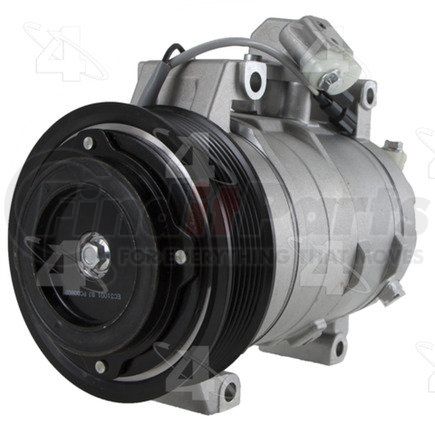 Four Seasons 198303 New Nippondenso 10SRE18C Compressor w/ Clutch