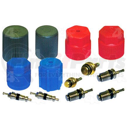 A/C System Valve Core and Cap Kit