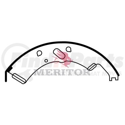 Meritor R700346 Drum Brake Shoe | FinditParts