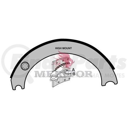 Meritor SF5234317EH LINED SHOE