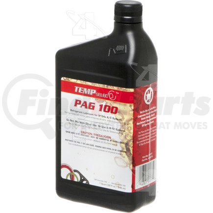 Four Seasons 59077 Refrigerant Lubricant - PAG 100 Oil, for R134a A/C Systems, 32 Oz.
