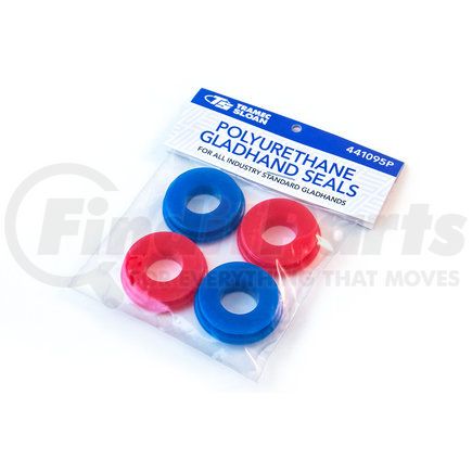 Tramec Sloan 441095P Polyurethane Gladhand Seal, 4 Pack (2 Red, 2 Blue)