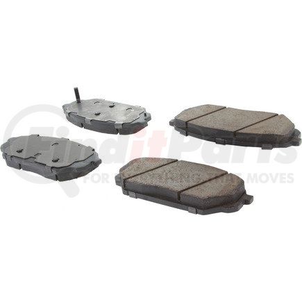 Centric 105.13010 Posi Quiet Ceramic Brake Pads with Shims and Hardware