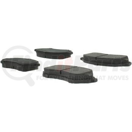 Centric 104.07980 Posi Quiet Semi-Metallic Brake Pads with Hardware