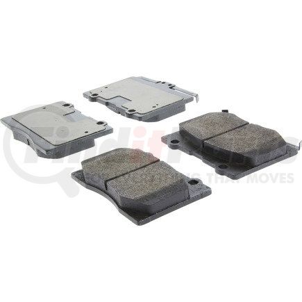 Centric 104.10910 Posi Quiet Semi-Metallic Brake Pads with Hardware