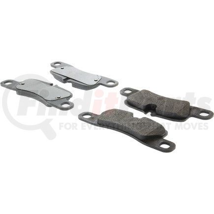 Centric 104.13900 Posi Quiet Semi-Metallic Brake Pads with Hardware