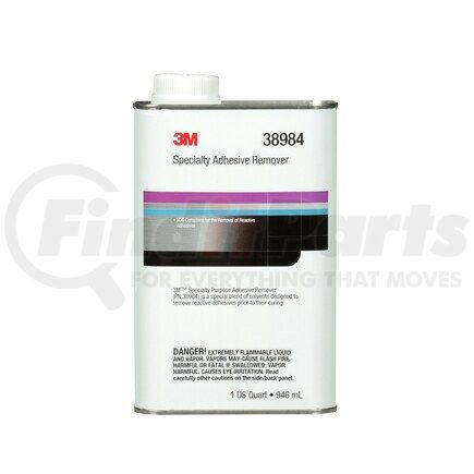 3M 38984 Specialty Adhesive Remover, 1 quart