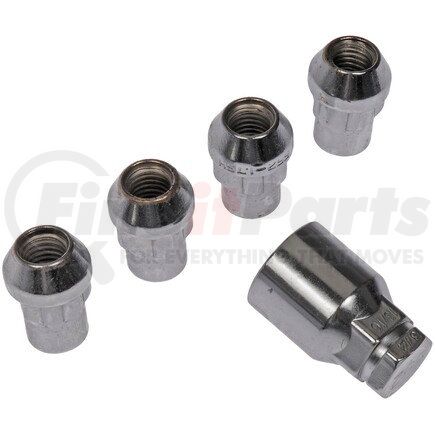 Dorman 711-728 Wheel Nut Lock Chrome Acorn Bulge Set M12-1.75