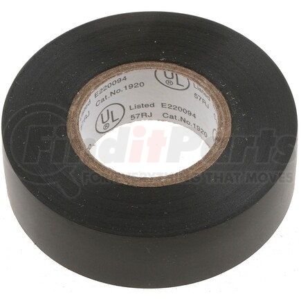 DORMAN 85292 - "conduct-tite" 3/4 in. x 60 ft. black electrical tape | 3/4 in. x 60 ft. black electrical tape