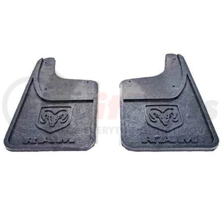 Mopar 82216220AA Mud Flap - Rear, Heavy Duty Rubber