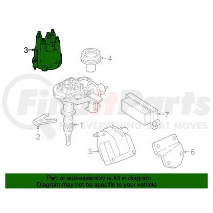 Mopar 5142593AA Distributor Cap