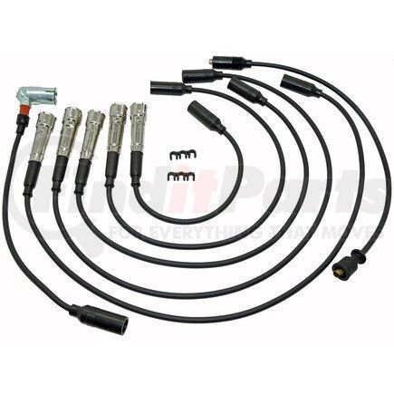 Bremi 113 Bremi-STI Spark Plug Wire Set; w/1 Angled Shielded Plug Connector;