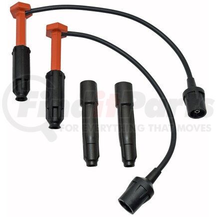Bremi 642 Bremi-STI Spark Plug Wire Set; Has 2 Leads; 2 Coil Connectors PN[483B];