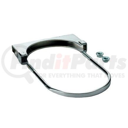 Donaldson P206610 Exhaust Clamp - Chrome, U-Bolt Style