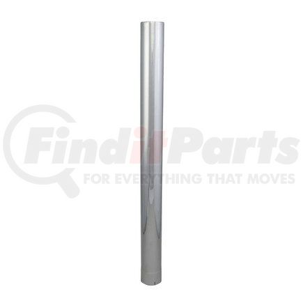 Donaldson P207300 Exhaust Stack Pipe - 60.00 in., Chrome, Straight Style, ID Connection