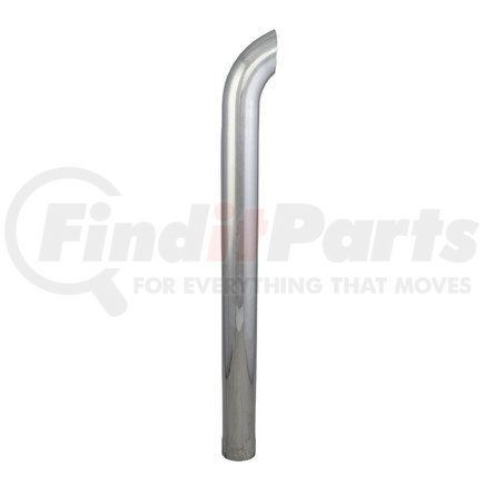 Donaldson P207302 Exhaust Stack Pipe - 60.00 in., Chrome, Curved Style, ID Connection