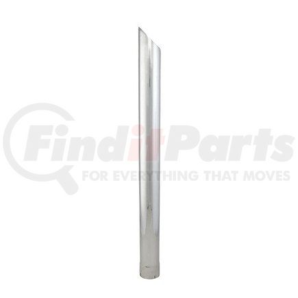 Donaldson P224608 Exhaust Stack Pipe - 60.00 in., Chrome, 45 deg. angle, ID Connection